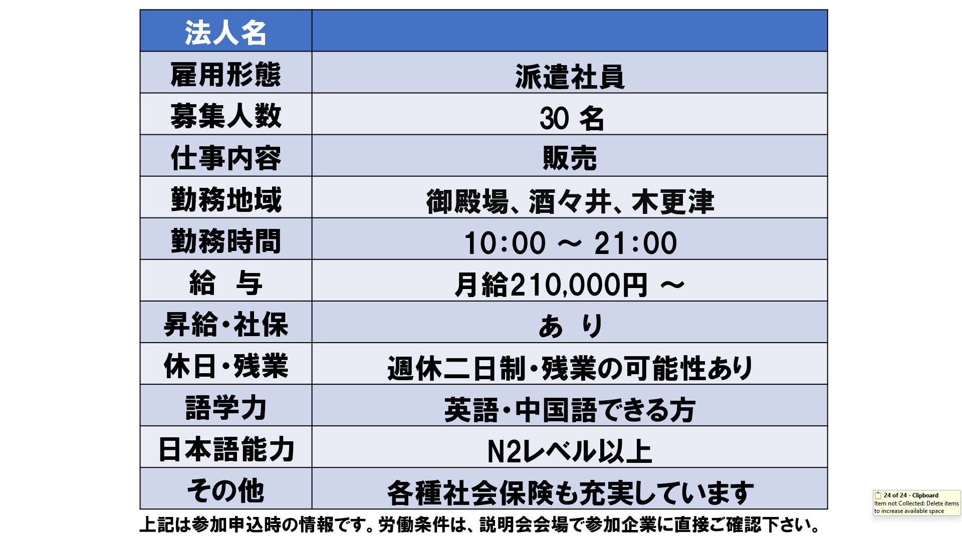 仕事、バイト、正社員